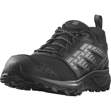 Salomon Wander Herren Trailrunningschuhe, Outdoor-bereit, Komfort durch Dämpfung, Sicherer Fußhalt, Black, 2/3 im Sale